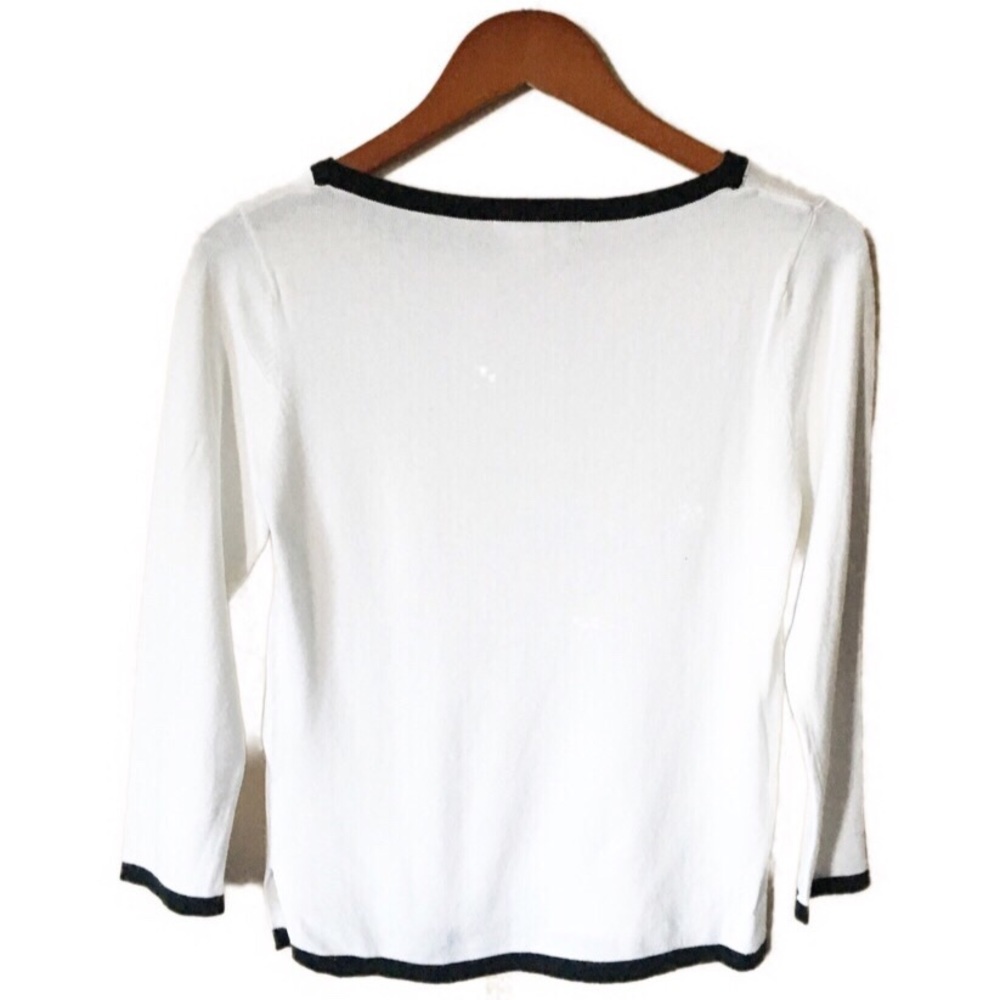[Karen Kane] White Light Weight Sweater Small - Picture 2 of 3